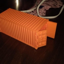 konteyner 20 ft oyuncaklar oyunlar 3d print model - Mito3D