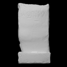 funerario stele scansione antico scultura sollievo incpirazione 3d print model - Mito3D