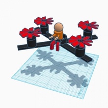 zangão mini humano 3d print model - Mito3D