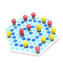 reina Guardia tablero juego clásico divertido hexágono hexagonal estrategia juguete maleficio peso m3 guardias tornillos agon 3d print model - Mito3D