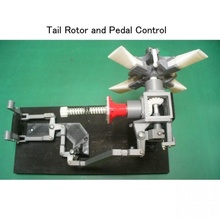 cola rotor soltero principal helicóptero educación aeronave pedal controlar caja cambios 4 blades tto mgb tgb push rod 3d print model - Mito3D