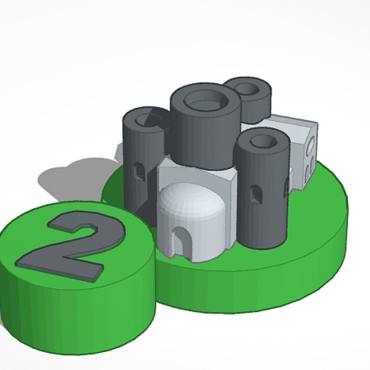 Wissenschaft Abtei 2 catan 3D print model - Mito3D