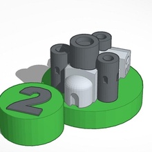scienza abbazia 2 catan 3d print model - Mito3D