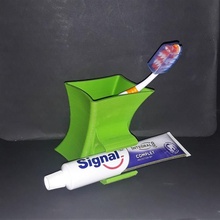 escova dente Panela jardim banheiro banheira pasta dentes 3d print model - Mito3D