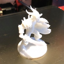 neoxynx Guau Warcraft guerrero ventilador Arte 3d print model - Mito3D