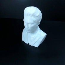 Jeune homme 6 éducation visage tête Humain Hommes sculpture statue personnage 3d print model - Mito3D