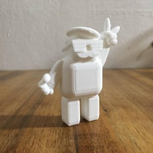 komik insan oyuncaklar oyunlar Gözlük jetpack 3d print model - Mito3D
