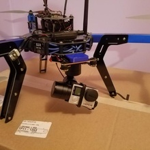3dr y6 gimbal adattatore gadget elettronica drone quad multirotore x8 Bestibile steadygo3 3d print model - Mito3D
