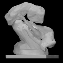 fallen Titan Scan Skulptur Statue Stein Marmor Szene Satyr Olymp Mythos Jupiter 3d print model - Mito3D