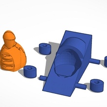 entrada rino tinkercad 3d print model - Mito3D