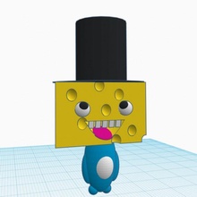 Charlie queijo Sereni brinquedos jogos tinkercad 3d print model - Mito3D