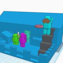 família casa arizola tinkercad 3d print model - Mito3D
