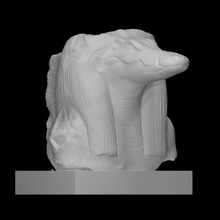 statue sobek scan god sculpture temple worship pyramid limestone crocodile 3d print model - Mito3D