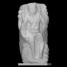 statue kala bhairava analyse 3d print model - Mito3D