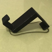 door coat hanger clip hook 3d print model - Mito3D