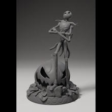 Jack Skellington Ventilator Kunst Halloween Kürbis Albtraum 3d print model - Mito3D