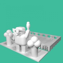 sueño casa tinkercad 3d print model - Mito3D