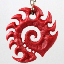 zergs starcraft collier bijoux pendentif décoration 3d print model - Mito3D