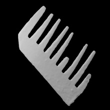 copper alloy comb scan brush household archeology 3d print model - Mito3D