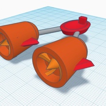 canyon crasher tinkercad dreamfactory tinkerdream 3dfuel 3d print model - Mito3D