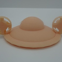 buddyland entry flying saucer hanna toys & games tinkercad 3d print model - Mito3D