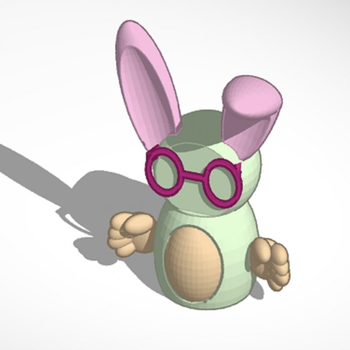 emmalyn bunny buddyland entry hanna tinkercad 3D print model - Mito3D