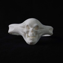 anillo joyería cráneo 3d print model - Mito3D