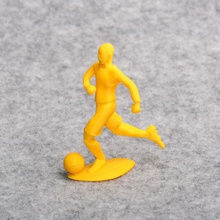 football player kicking ball fan art soccer 3d print model - Mito3D