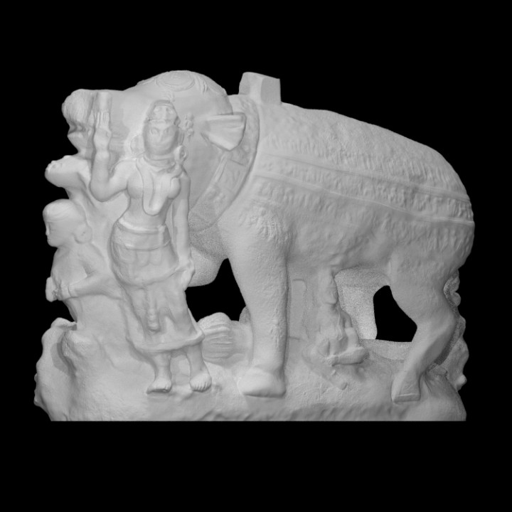 varaha javali encarnação Vishnu Varredura Deus hindu adoração hinduísmo 3D print model - Mito3D