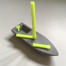 barco vela Treinamento modelo brinquedos jogos Navegando treinador 3d print model - Mito3D