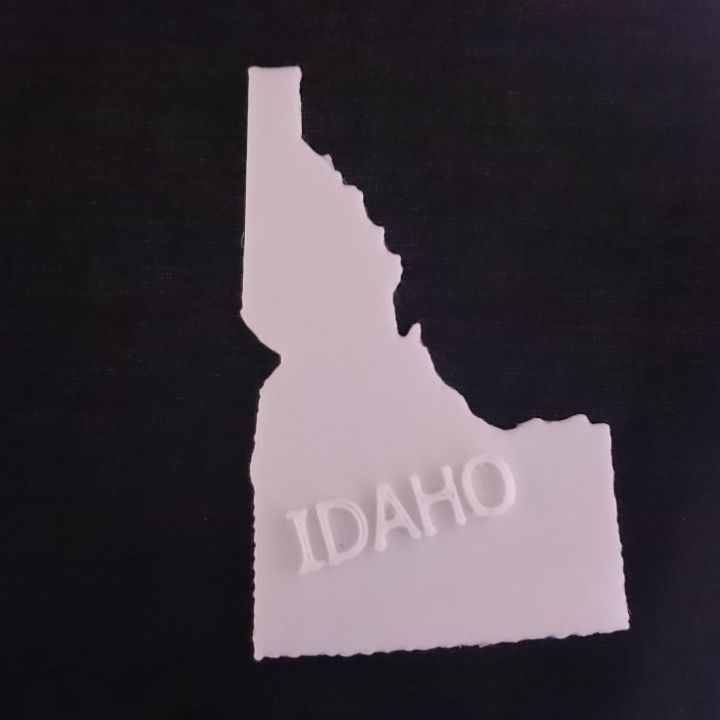 map idaho education 3D print model - Mito3D