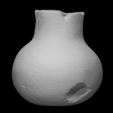 bottle scan history vessel houseware archeology dishes 3d print model - Mito3D