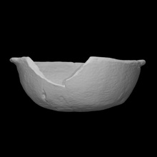 tigela Varredura história prato embarcação utensílios domésticos alças arqueologia pratos 3d print model - Mito3D