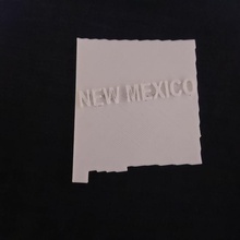 Karte Mexiko Bildung 3d print model - Mito3D