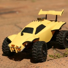cohete liga octano rc coche vehiculo 1 32 coches juego juguete vehículo jugador 3dwox sindoh fixmydrone 3d print model - Mito3D