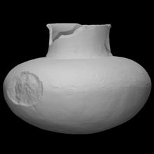 botella escanear historia buque menaje arqueología platos 3d print model - Mito3D