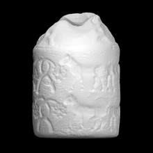 cylinder seal scan ancient art instrument marble relief 3d print model - Mito3D