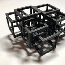 infinicube education art cube decoration toy 3d print model - Mito3D