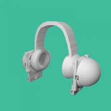 rainbow headphones tinkercad 3d print model - Mito3D