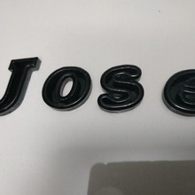 letters jose & garden letter 3d print model - Mito3D
