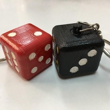 dice keychain scan 3d print model - Mito3D