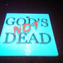 god's dead keyholder fashion & accessories 3d print model - Mito3D