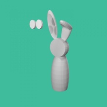 tavşan Ian tinkercad 3d print model - Mito3D