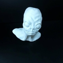 aaron alien bust zbrush sculpt modeling sculptris sculptgl speedsculpt 3d print model - Mito3D