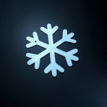 fiocco neve giardino 3d print model - Mito3D