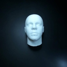 human head detailed education bust 3d print model - Mito3D