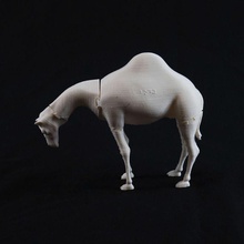 camel - braille animal puzzle toys & games jigsaw learning blind tactile 3d print model - Mito3D