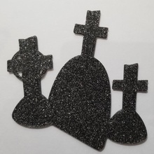halloween tombstones silhouette 3d print model - Mito3D