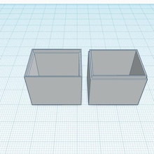 caja tapa rectangular tinkercad 3d print model - Mito3D