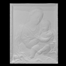 Madone enfant analyse sculpture culte religion église Christ vierge 3d print model - Mito3D
